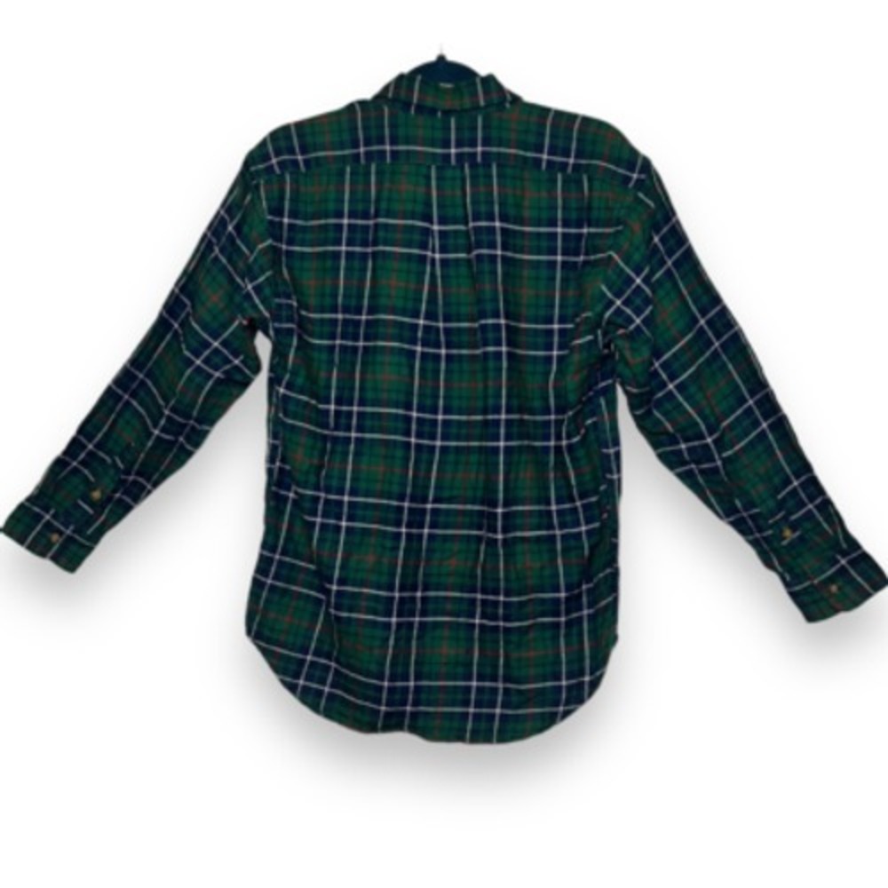 Polo Ralph Lauren Boys Plaid Button-Up‎ Shirt Green Long Sleeve Size L NWT - Picture 4 of 7